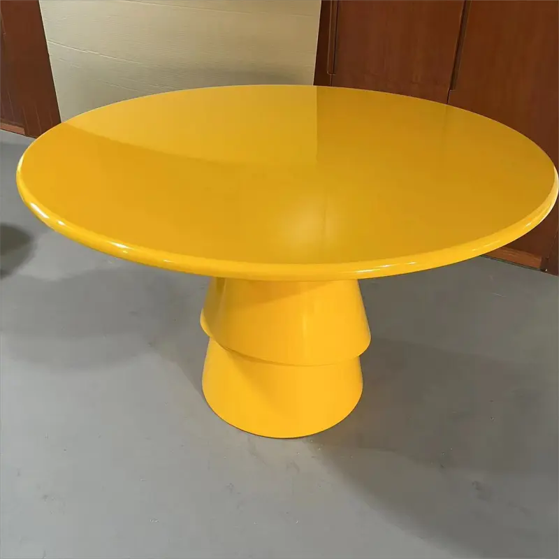 Fiberglass Rotating Dining Table 1