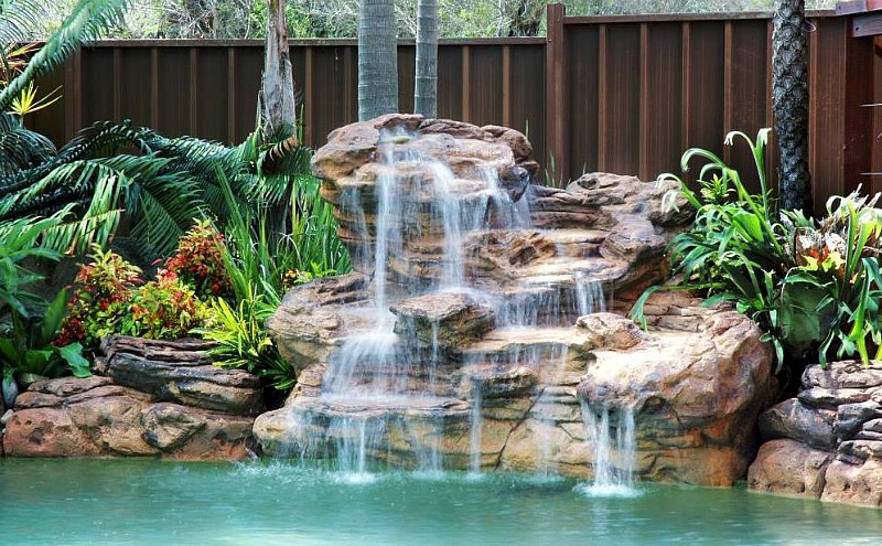 Swimming Pool Waterfall 3